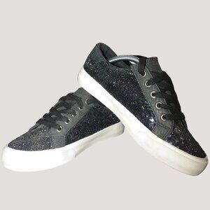 Not Rated Black Size 6 Glitter Sneakers Womens